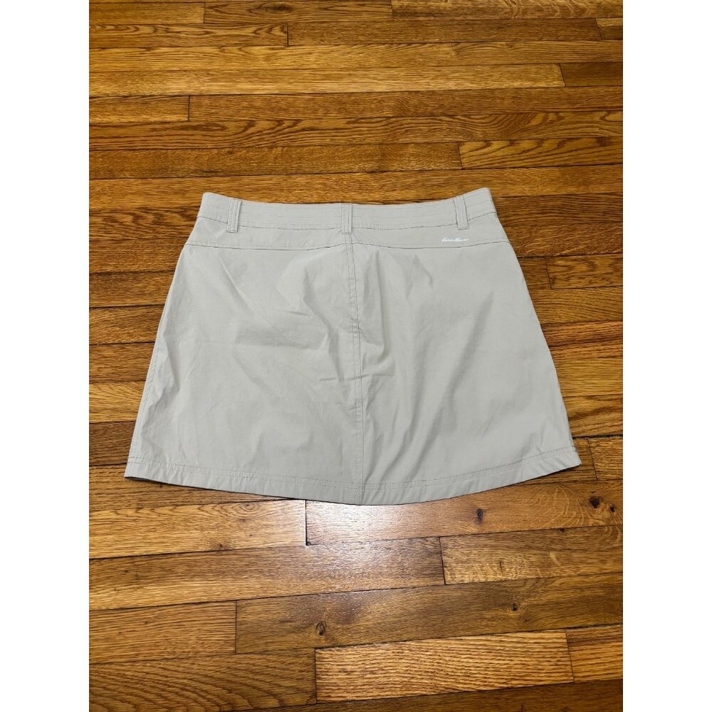 Eddie Bauer Womens Skort Size 14 Beige Skirt W/ Built in Shorts Tennis Golf - Picture 6 of 6